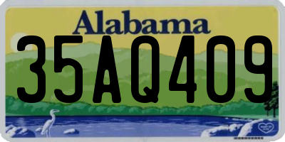 AL license plate 35AQ409
