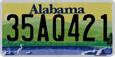 AL license plate 35AQ421
