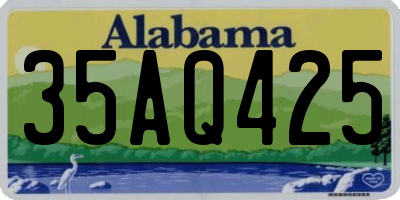 AL license plate 35AQ425