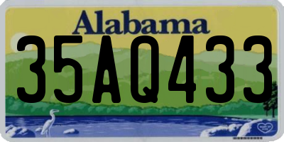 AL license plate 35AQ433