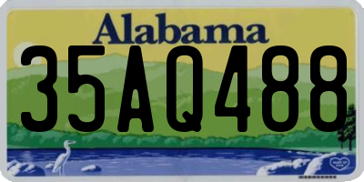 AL license plate 35AQ488