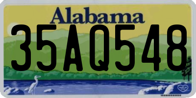 AL license plate 35AQ548