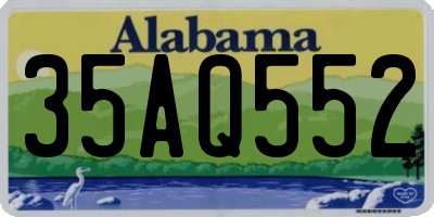 AL license plate 35AQ552