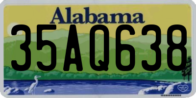 AL license plate 35AQ638