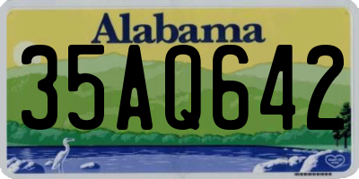 AL license plate 35AQ642