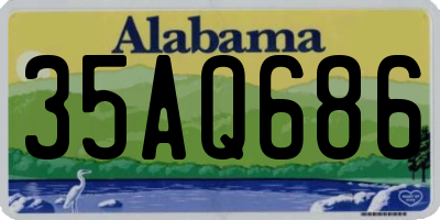 AL license plate 35AQ686