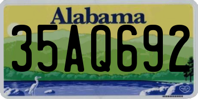 AL license plate 35AQ692