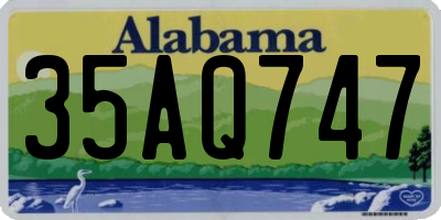 AL license plate 35AQ747