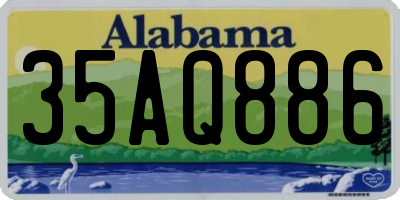 AL license plate 35AQ886