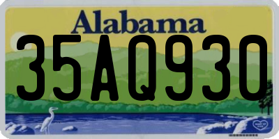 AL license plate 35AQ930