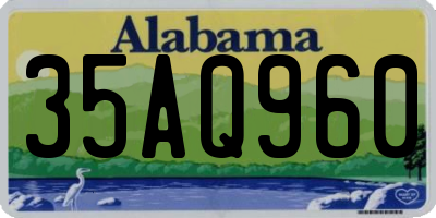 AL license plate 35AQ960