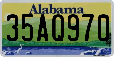 AL license plate 35AQ970