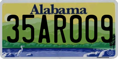 AL license plate 35AR009