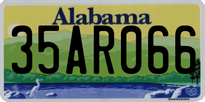 AL license plate 35AR066