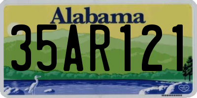 AL license plate 35AR121