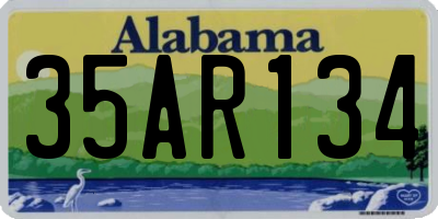 AL license plate 35AR134
