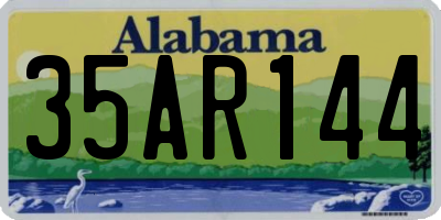 AL license plate 35AR144