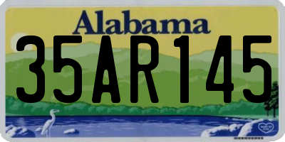 AL license plate 35AR145