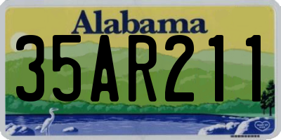 AL license plate 35AR211