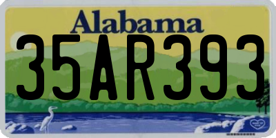 AL license plate 35AR393