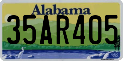 AL license plate 35AR405