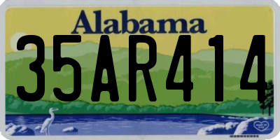 AL license plate 35AR414