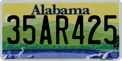 AL license plate 35AR425
