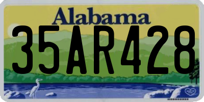 AL license plate 35AR428