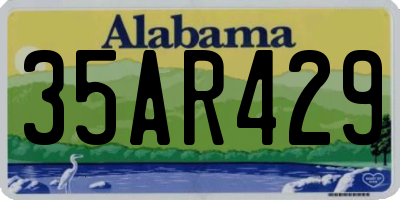 AL license plate 35AR429
