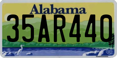 AL license plate 35AR440