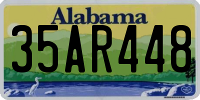 AL license plate 35AR448