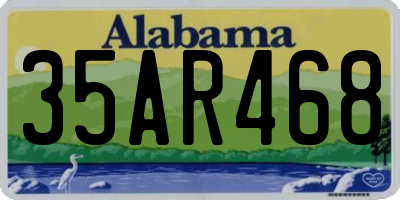 AL license plate 35AR468
