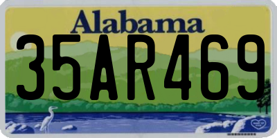 AL license plate 35AR469