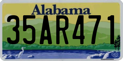 AL license plate 35AR471