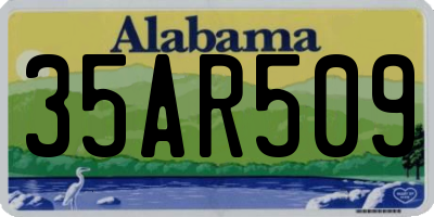 AL license plate 35AR509