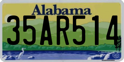 AL license plate 35AR514