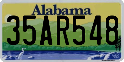 AL license plate 35AR548