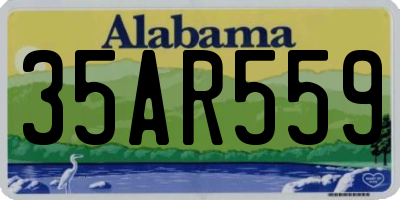 AL license plate 35AR559