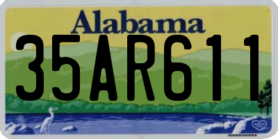 AL license plate 35AR611