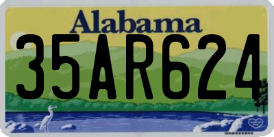 AL license plate 35AR624