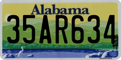AL license plate 35AR634