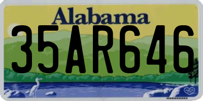 AL license plate 35AR646