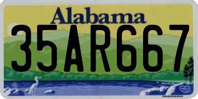 AL license plate 35AR667