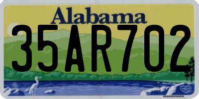 AL license plate 35AR702