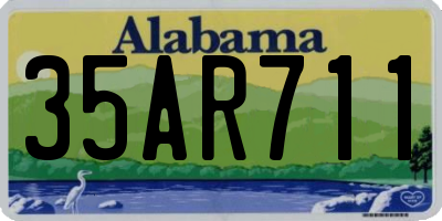 AL license plate 35AR711