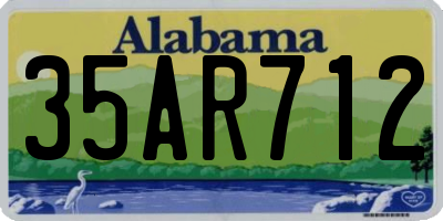 AL license plate 35AR712