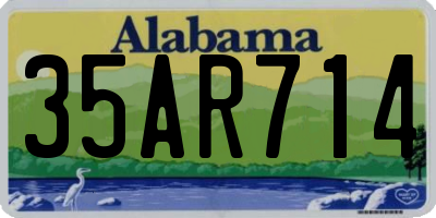 AL license plate 35AR714