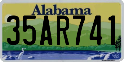 AL license plate 35AR741