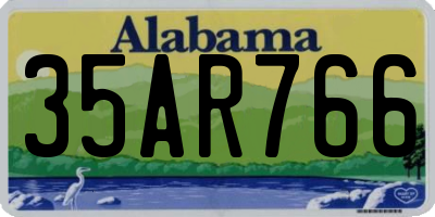 AL license plate 35AR766