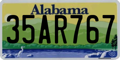 AL license plate 35AR767